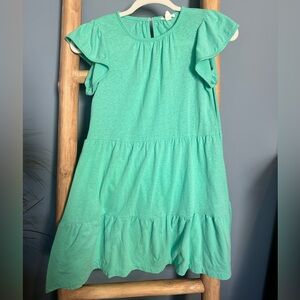 J.Crew Girls' ruffle-sleeve tiered dress